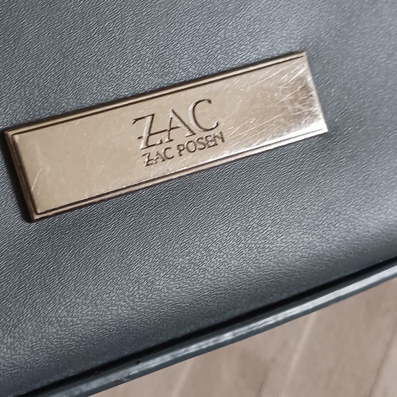 Zac Zac Posen  Suede and Leather Drawstring Bucket Shoulder and/or Crossbody - Picture 7 of 13